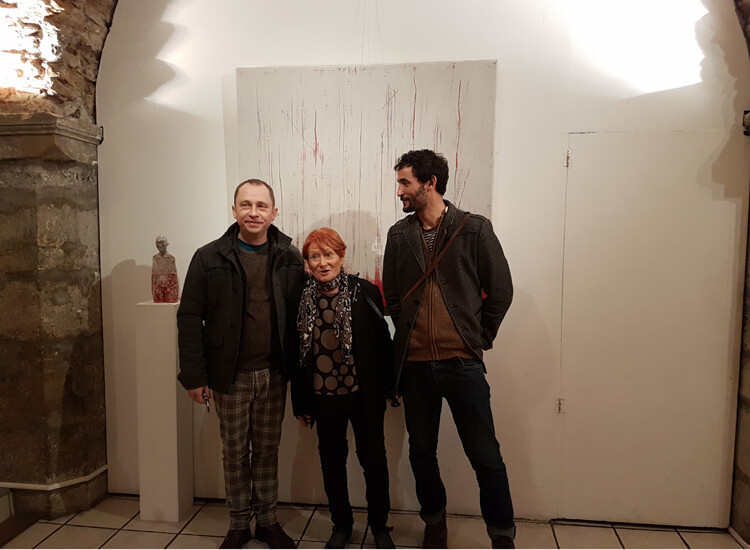 Christophe Lachize/Micheline Mazerot/Tidru à la Galerie LOeil Ecoute 2018